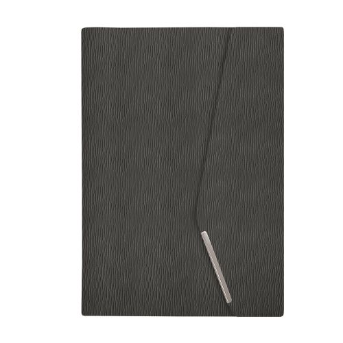 Бележник с магнитен капак LASTVA Beta, B5, 112 л., линиран шамоа офсет 80 г, термо PU корица, сив — Joya.bg 1