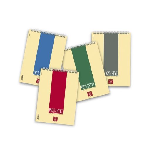 Бележник със спирала PIGNA Pignastyl Skip, A4, 60 л., линиран офсет 80 г, с перфорация, мека корица — Joya.bg 1