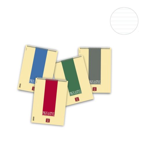 Бележник със спирала PIGNA Pignastyl Skip, A4, 60 л., м. квадр. офсет 80 г, с перфорация, мека кориц — Joya.bg 1