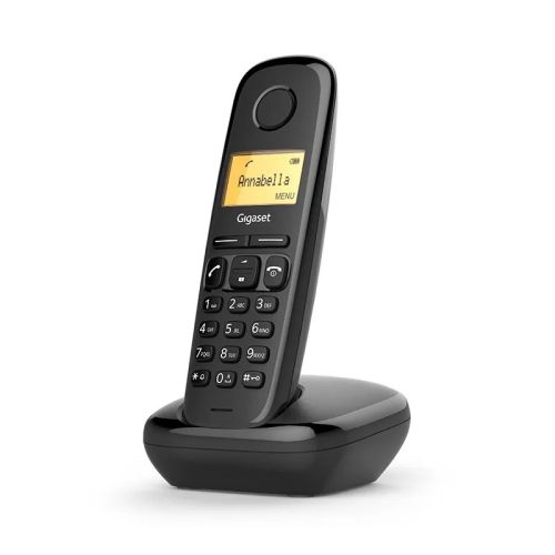 Безжичен телефон DECT Gigaset A170, черен — Joya.bg