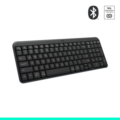 Безжична клавиатура Logitech K250, USB, кирилизирана, графитена 1