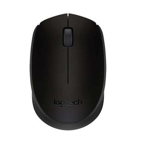 Безжична мишка Logitech M171, USB, 1000 dpi, 3 бутона, черна 1