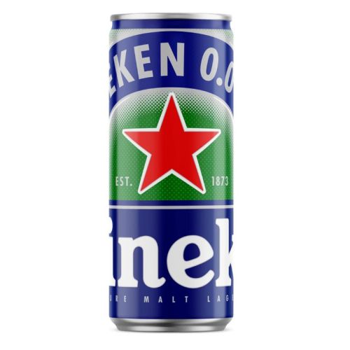 Бира Heineken, безалкохолна, кен, 330 мл