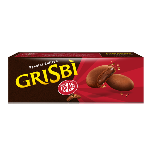 Бисквити GRISBI Kit Kat, с шоколадов крем, кутия 112 г