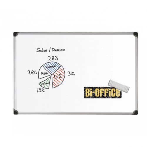 Бяла дъска Bi-Office Maya Series, 1800x1200 мм, алуминиева рамка — Joya.bg 1