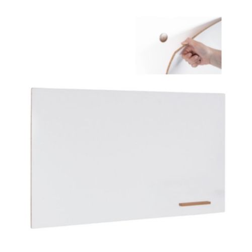 Бяла магнитна дъска Bi-Office LOOP, огъващ се панел без рамка, 1800х1000 мм — Joya.bg 1