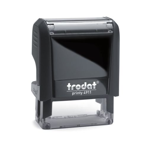 Печат Trodat Printy 4911, правоъгълен, 38х14 мм, син тампон