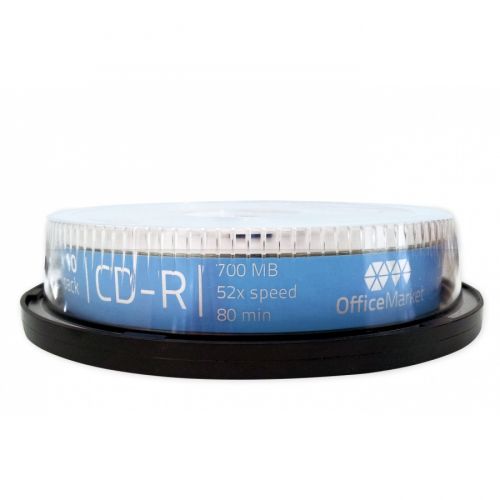 CD-R OfficeMarket 700MB, 52x, шпиндел 10 бр. — Joya.bg