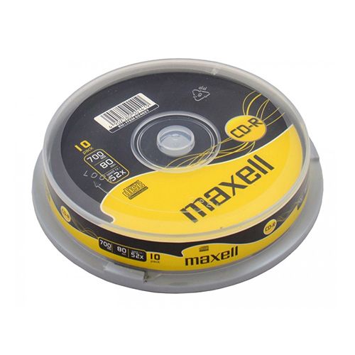 CD-RW Maxell, 700MB, 1x-4x, шпиндел от 10 бр. — Joya.bg 1