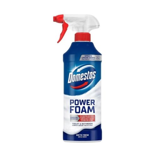 Почистваща пяна за баня и WC Domestos Power Foam Arctic Fresh, 435 мл