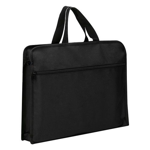 Чанта за документи Deli, 63753, с дръжка и цип, FC, текстил (Oxford Cloth), черна  — Joya.bg 1