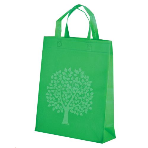 Чанта за пазар Extrapack Nature GeoTex, нетъкан текстил, с дръжки, зелена