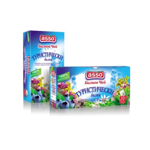 Чай ASSO Турист, кутия 20 бр. х 1.2 г — Joya.bg