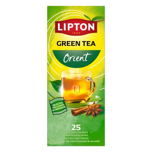 Чай Lipton Orient, зелен, кутия 25 бр. x 1.3 г 1