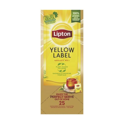 Чай Lipton Yellow Label черен, кутия 25 бр. x 1.8 г — Joya.bg 1