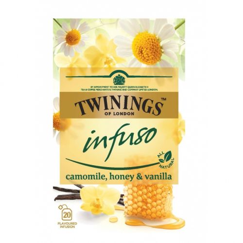 Чай Twinings Лайка, мед и ванилия, кутия 20 бр.х 1.5 г — Joya.bg