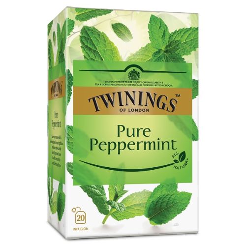 Чай Twinings PURE PEPERMINT, чиста мента, кутия 20 бр. х 2 г — Joya.bg