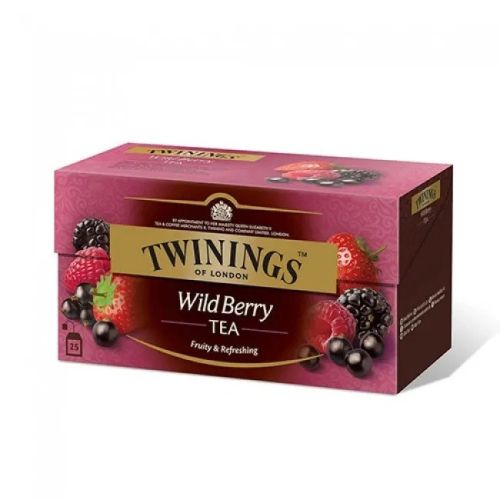 Чай Twinings Wild Berry горски плодове, кутия 18 бр. х 1.5 г — Joya.bg