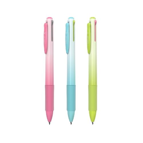 Четирицветна химикалка Deli Neonup EQ311N, с грип, 0.7 мм — Joya.bg 1