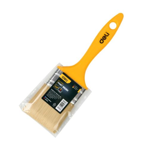 Четка за боядисване Deli TOOLS EDL509154, PET дръжка, 2.5&quot;/63.5 мм, жълта — Joya.bg 1