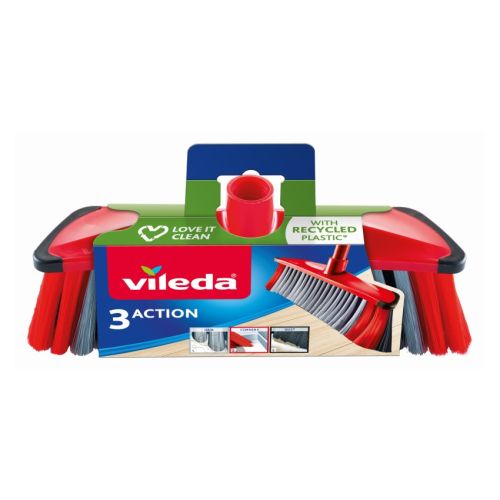 Четка за под с конусна резба VILEDA 3-Action , 17х26.5х5 см — Joya.bg 1