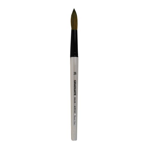 Четка за рисуване DALER-ROWNEY Graduate Pony/Synthetic Round Wash№26, кръгла, естествен и изк. косъм