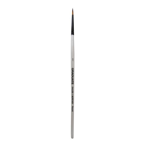 Четка за рисуване DALER-ROWNEY Graduate Synthetic Round №1, кръгла, с къса дръжка, изкуствен косъм 1