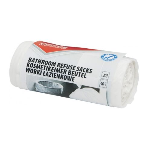 Чували за смет OFFICE PRODUCTS, HDPE 7 mic, 20 л, 45х50 см, бели, 40 бр. — Joya.bg