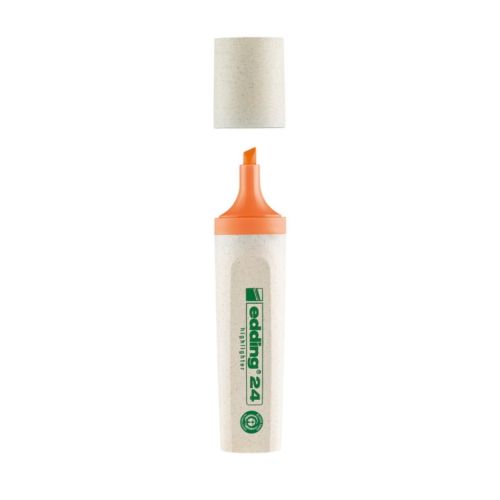 Текстмаркер edding 24 EcoLine, скосен връх 2-5 мм, оранжев