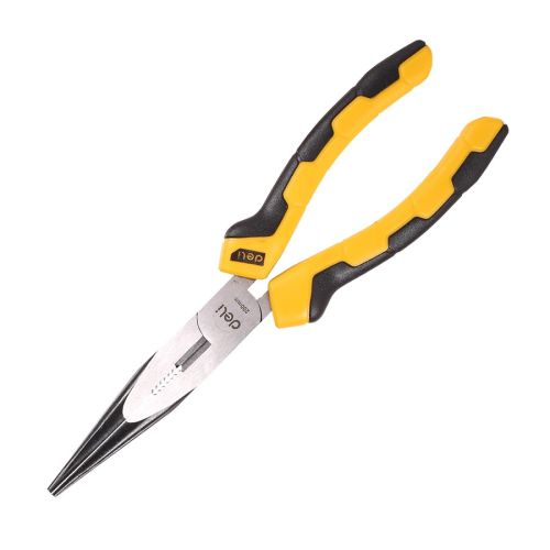 Дългоусти клещи Deli TOOLS EDL2108, 8&quot;/205 мм, жълточерни — Joya.bg 1