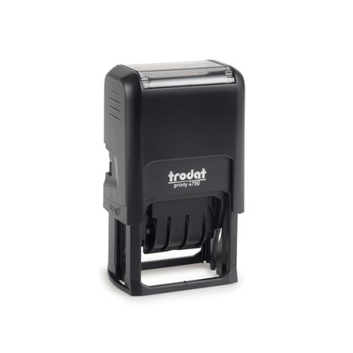 Датник Trodat Printy 4750 с цифри, височина на шрифта 4 мм, 41х24 мм, син тампон — Joya.bg 1