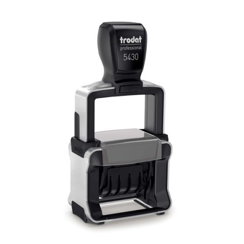 Датник Trodat Professional 5430, с цифри, височина на шрифта 4 мм, клише 41х24 мм, син тампон — Joya.bg 1