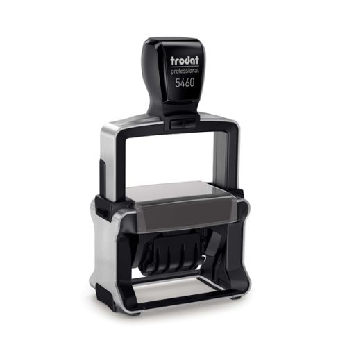 Датник Trodat Professional 5460, с цифри, височина на шрифта 4 мм, клише 56х33 мм, син тампон — Joya.bg 1