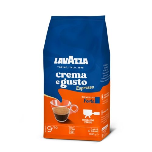 Кафе Lavazza CREMA E GUSTO Forte, на зърна, пакет 1 кг