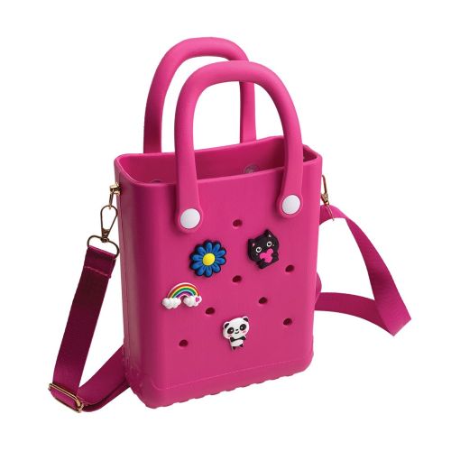Детска чанта Cactus CROQBAG, CT9560B-09, с дръжка и презрамка, 4 CROQ, EVA материал, 16x20см, розова 1