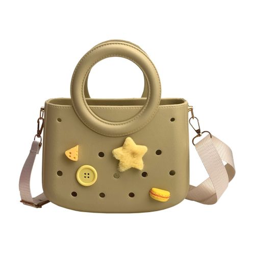 Детска чанта Cactus CROQBAG, CT9561B-20, с дръжка и презрамка, 4 CROQ, EVA материал, 22x26см, бежова 1