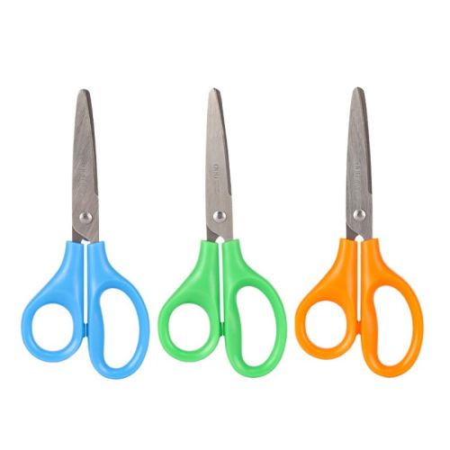 Детска ножица Deli Pixicut E6012, 130 мм, цветни дръжки и заоблен връх 1