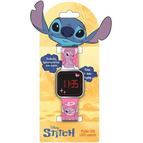 Детски LED часовник STITCH ANGEL