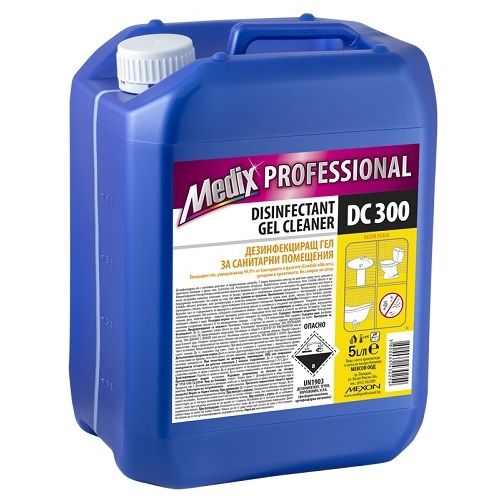 Дезинфектант за санитарни помещения Medix Professional DC 300 , 5 л — Joya.bg