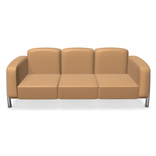 Диван Classic, триместен, 1810х880х770хмм, тапицерия кожа Fine Leather(5)LЕ06, цвят пясъчножълт 1