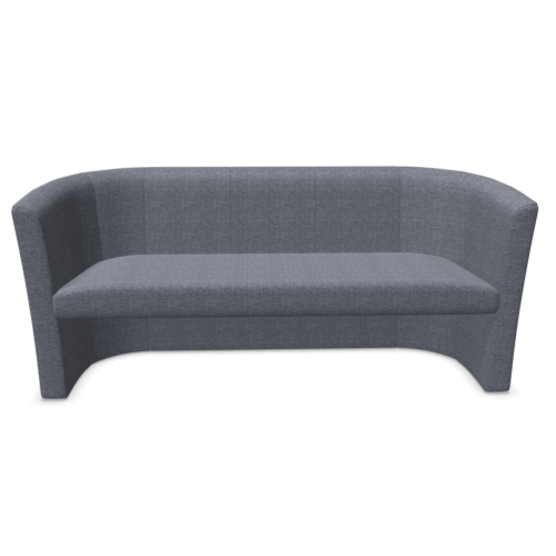 Диван Club-Trio, триместен, 1790х630х770 мм, дамаска текстил Sempre Melange(1)SMM02, сива 1