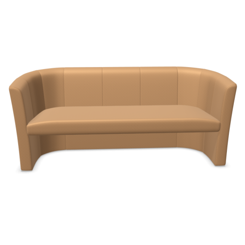 Диван Club-Trio, триместен, 1790х630х770 мм, тапицерия кожа Fine Leather(5)LE06, цвят пясъчножълт 1