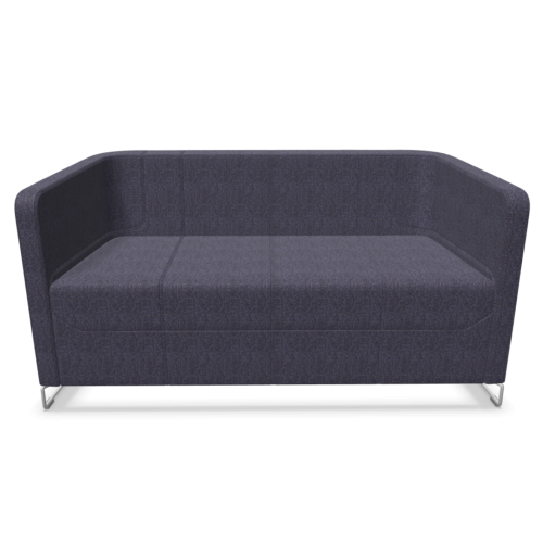 Диван Granite, двуместен, 1470х880х700 мм, дамаска Moulin-FR(3)MU47, сапфиреносиня 1