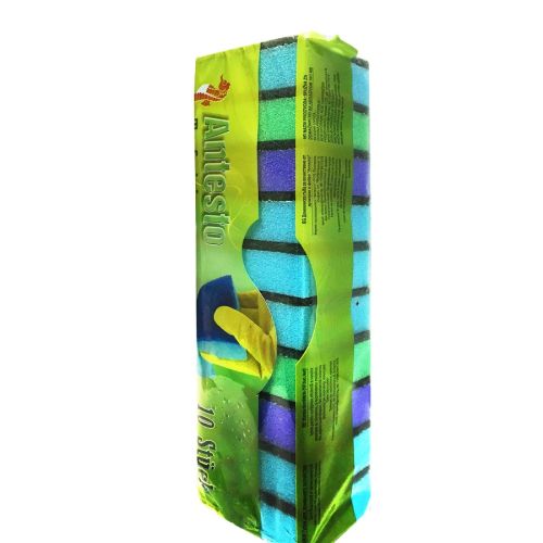 Домакинска гъба Antesto с абразив без канал, 9х6х3 см, 10 бр. — Joya.bg