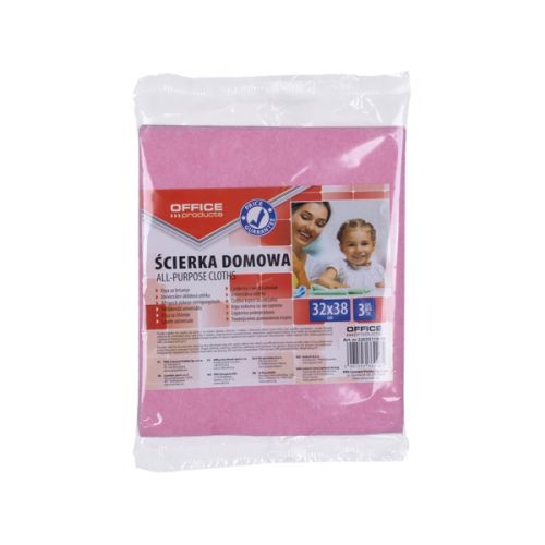 Домакинска кърпа OFFICE PRODUCTS, 70% вискоза, 32х38 см, 3 бр. 1