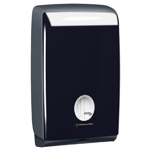 Дозатор за кърпи за ръце Kimberly-Clark Aquarius 7171, пластмасов, черен, 399х265х136 мм — Joya.bg 1