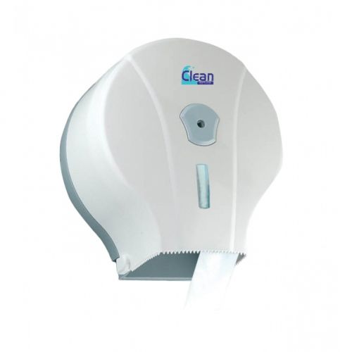 Дозатор за тоалетна хартия Vialli MJ-1 за мини ролка, пластмасов, бял, 260х240х130 мм — Joya.bg