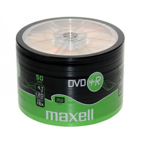 DVD+R Maxell, 4.7GB, 16x, опаковка то 50 бр. — Joya.bg