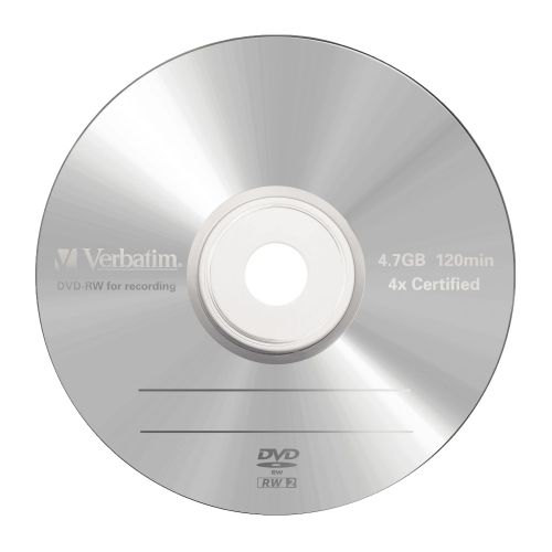DVD-RW Verbatim, 4.7GB, 4x