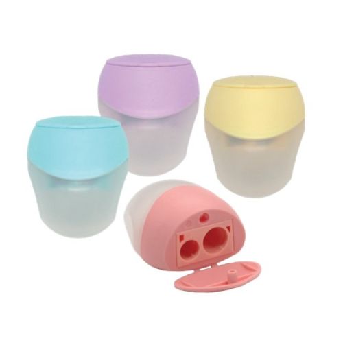 Двойна острилка с контейнер KUM Pencil-Pal K2 Pastell, ф 8/11 мм, цветна — Joya.bg